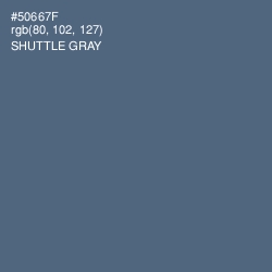#50667F - Shuttle Gray Color Image